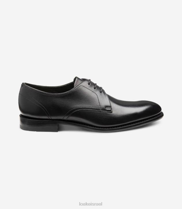 Loake 2P6L156 את'רטון שָׁחוֹר קשרים פשוטים