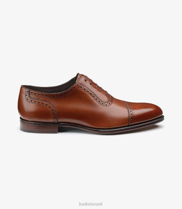 Loake 2P6L167 שְׁלִישִׁיָה מהגוני עמוק סמי ברוגים