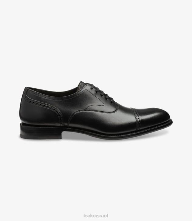 Loake 2P6L175 חיבוק שָׁחוֹר סמי ברוגים