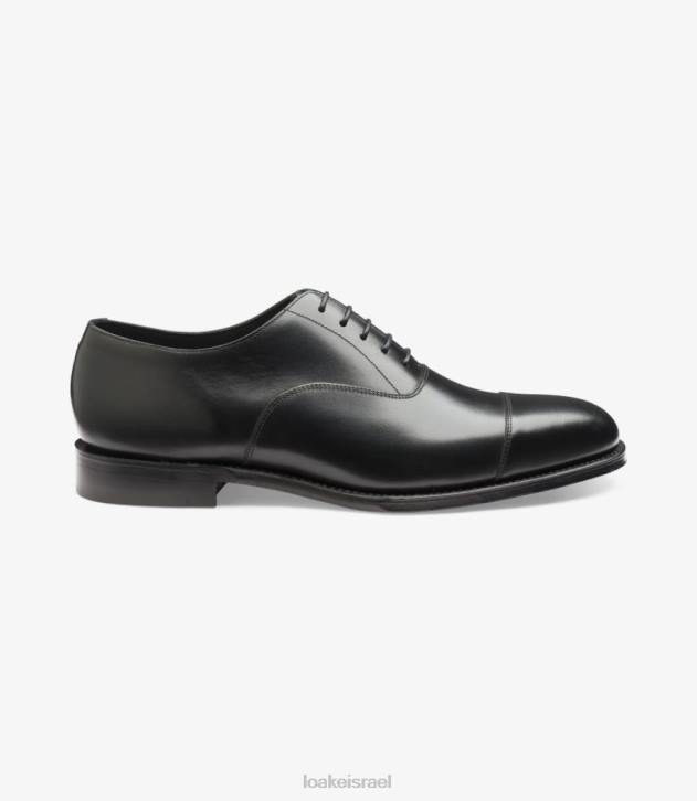 Loake 2P6L183 aldwych שָׁחוֹר כובעי אצבעות