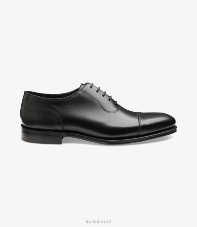 Loake 2P6L185 אוונס שָׁחוֹר כובעי אצבעות