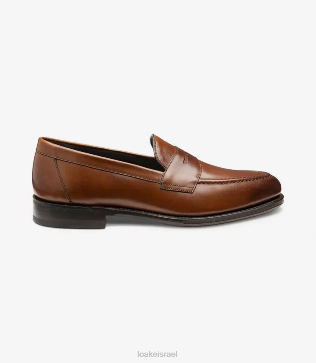 Loake 2P6L45 קרן קרן מַהֲגוֹנִי מוֹקָסִינִים