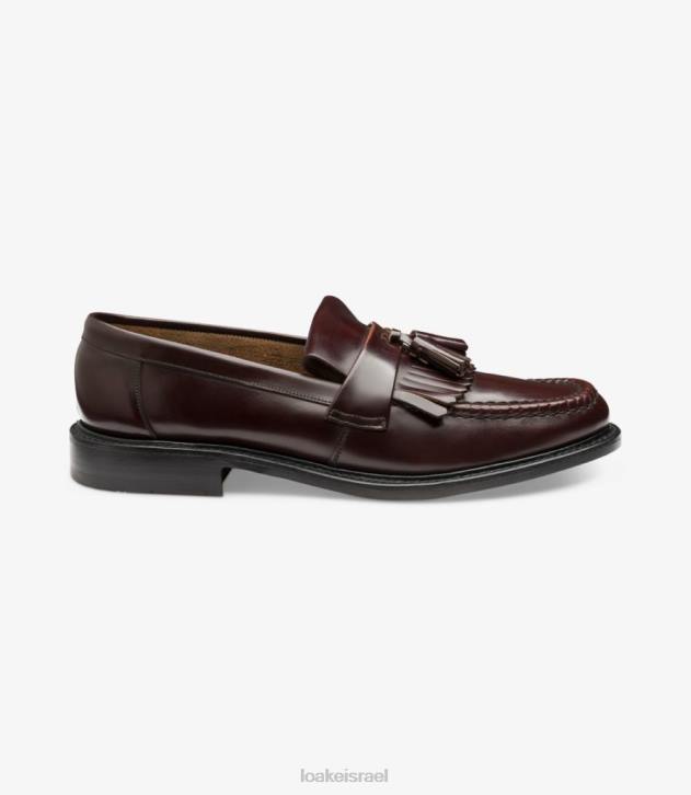 Loake 2P6L51 ברייטון בורדו מוֹקָסִינִים