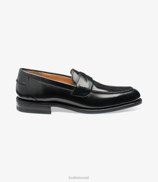 Loake 2P6L60 356 שָׁחוֹר מוֹקָסִינִים