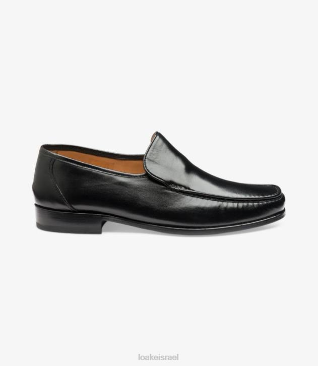 Loake 2P6L63 סיינה שָׁחוֹר מוֹקָסִינִים