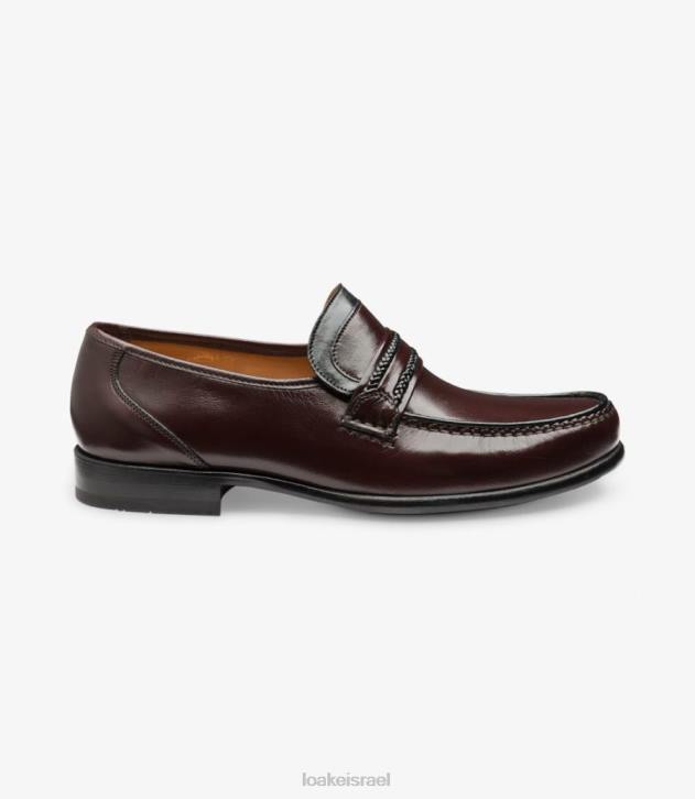 Loake 2P6L64 רומא בורדו מוֹקָסִינִים