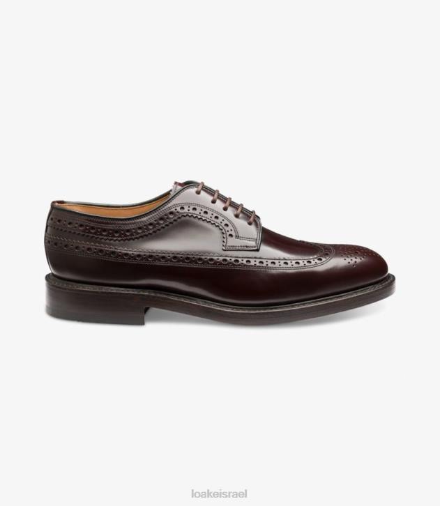 Loake 2P6L12 מלכותי בורדו brogues