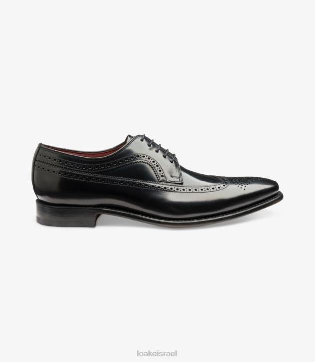 Loake 2P6L22 קלינט שָׁחוֹר brogues